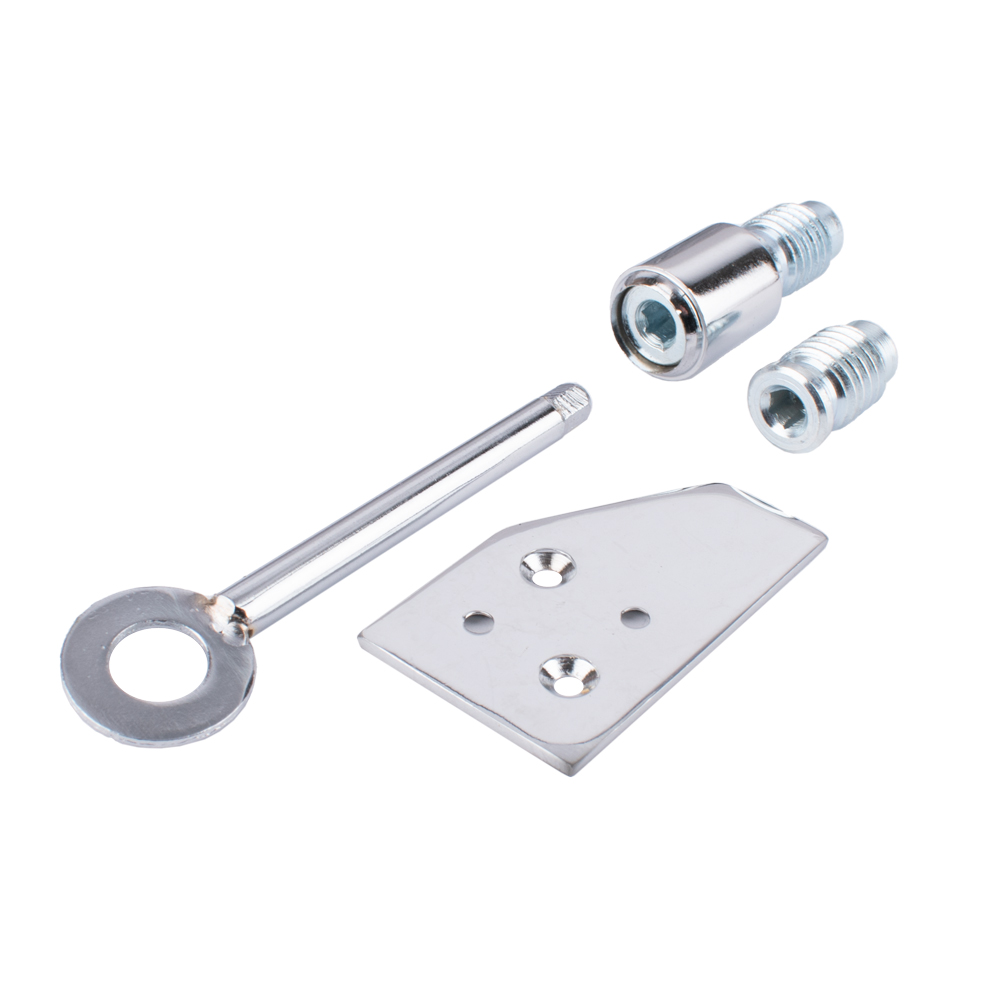 Sash Heritage Sash Stop with Key & 2 Inserts - 19mm - Polished Chrome